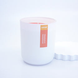 Mandarin & Sandalwood Glass Candle